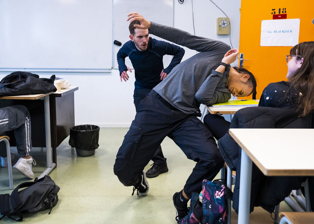 Pop Up danse hip-hop "Joker" au collège BUDÉ à Paris