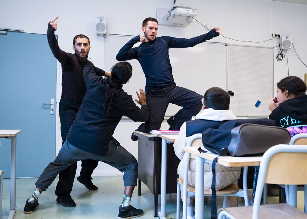 Pop Up danse hip-hop "Joker" au collège BUDÉ à Paris